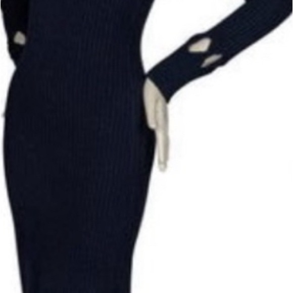 🔥❤️ EUC Victoria Beckham Mock Turtleneck Midi Sweater Dress - Picture 3 of 14